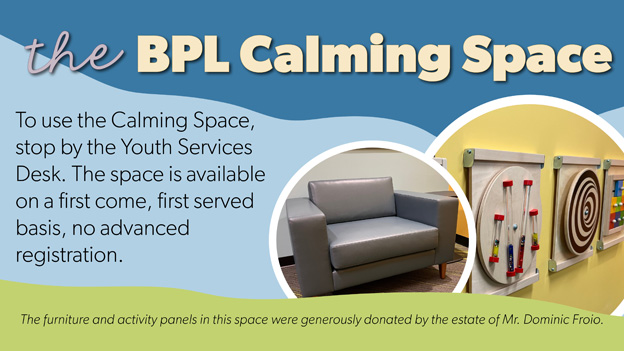 Calming space available in youth services